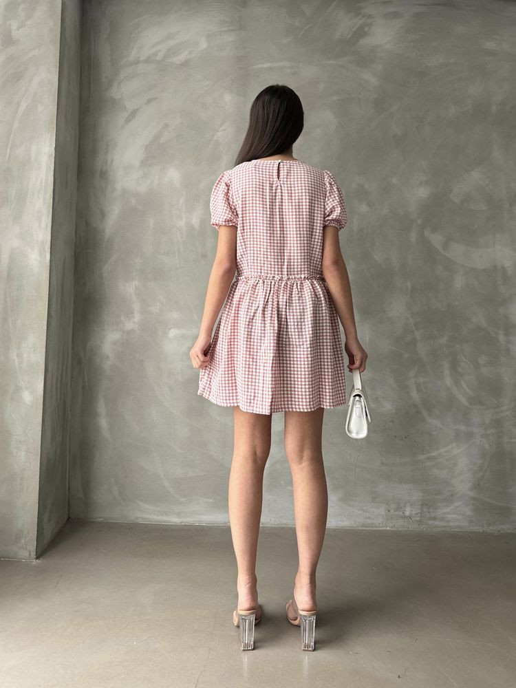 Topshow Powder Bicycle Collar Wholesale Dress
