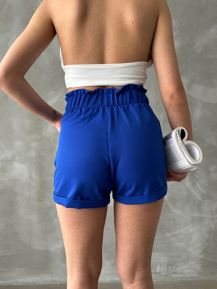Pantaloni scurți cu curea Saks de la Topshow, cu buzunare inelate, pantaloni scurți en-gros
