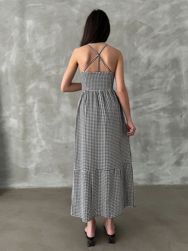 Topshow Black Strapless Ankle-Length Wholesale Dress