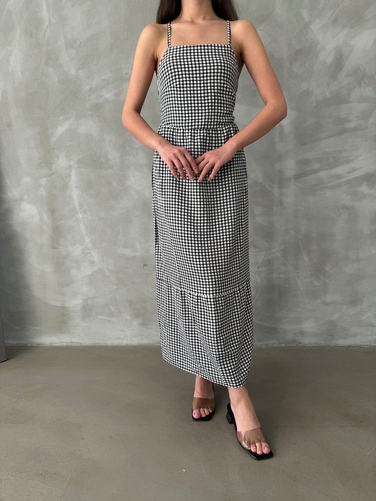Topshow Black Strapless Ankle-Length Wholesale Dress