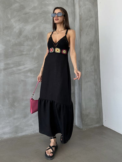 Topshow Black Wholesale Bustier Dress