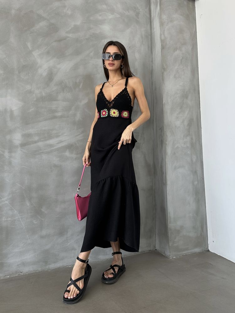 Topshow Black Wholesale Bustier Dress