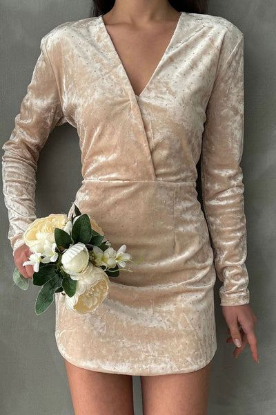 Rochie până la genunchi cu ornament, en-gros - cu ornament pe pietre