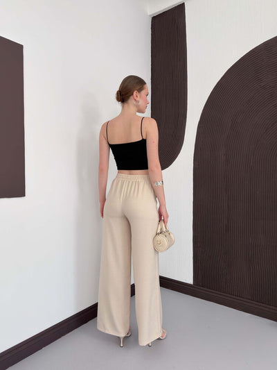 Pantaloni en-gros din lină Stone de la Topshow