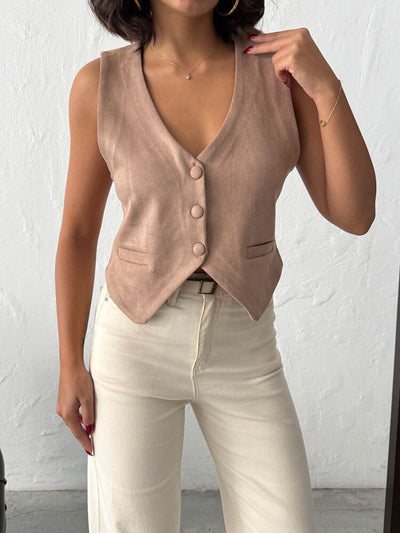 Vestă en-gros Topshow Mink Suede