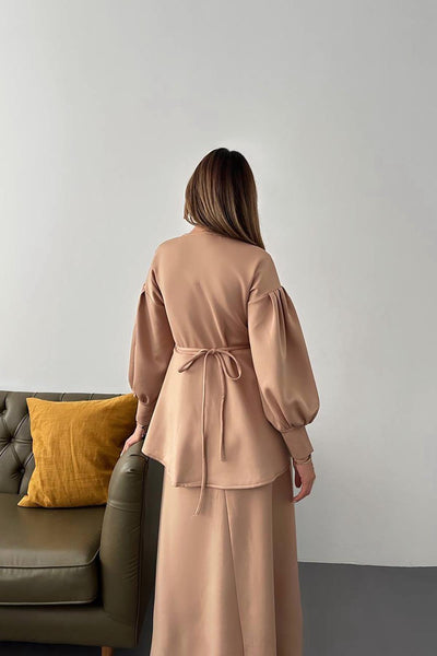 Camel Gül Detaylı Takım