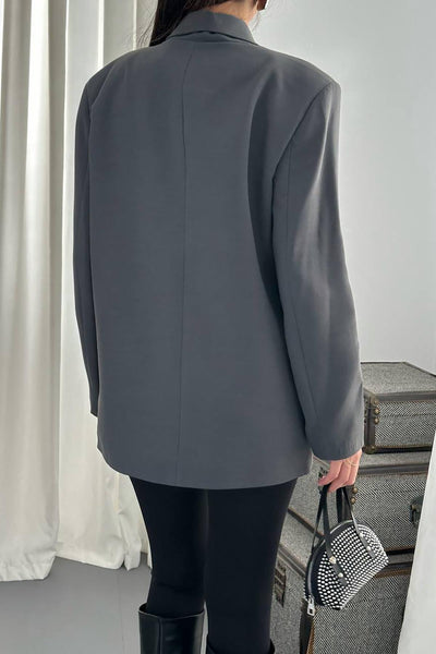 Füme Blazer Ceket