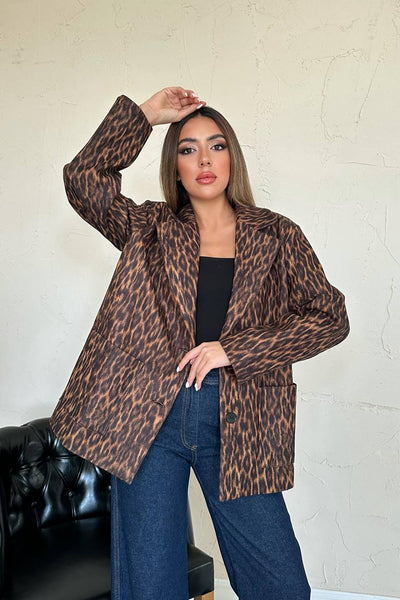 Leopar Leopar Ceket