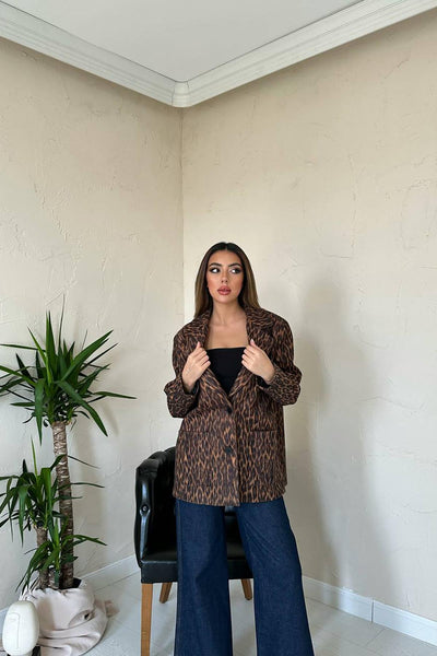 Leopar Leopar Ceket
