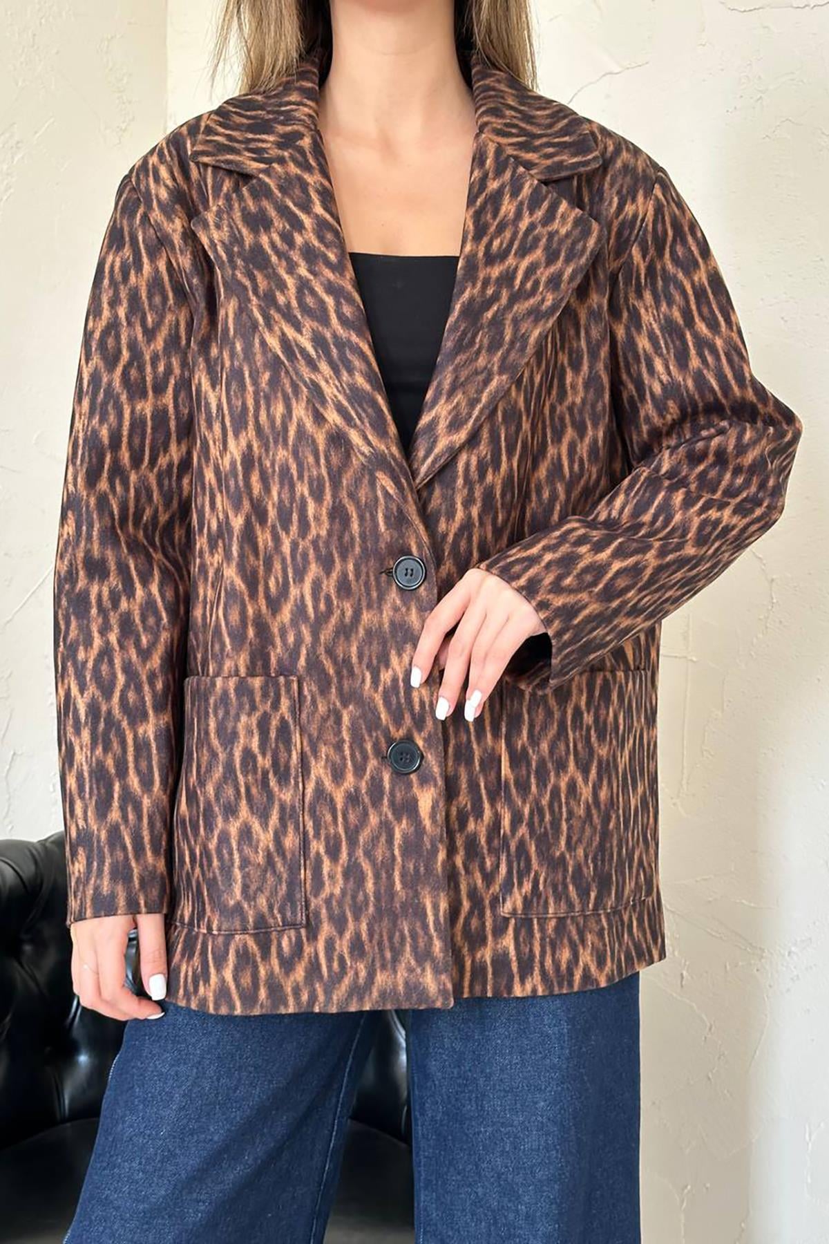 Leopar Leopar Ceket