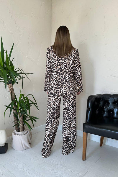 Leopar Leopar Desenli 3Lü Takım