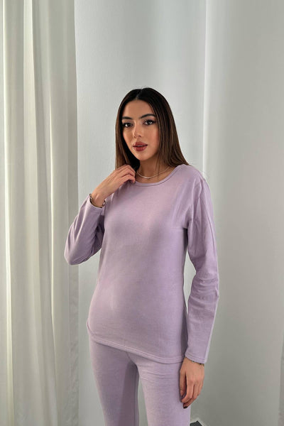 Lila Çift Taraflı Termal Takım