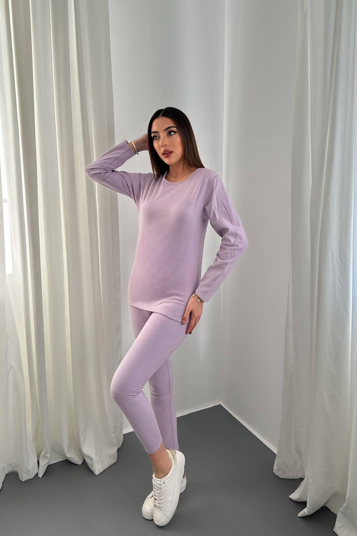 Lila Çift Taraflı Termal Takım