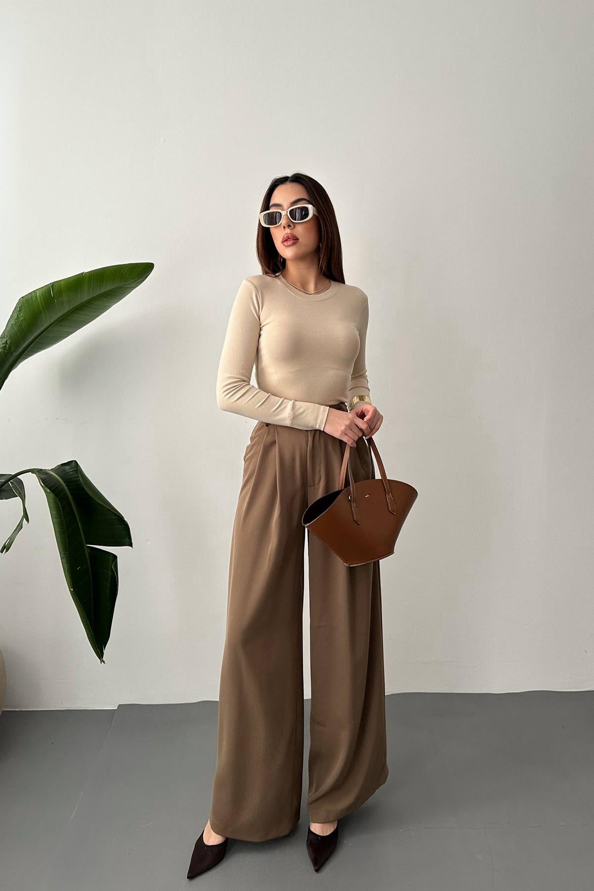 Mocca Pileli Comfort Pantolon