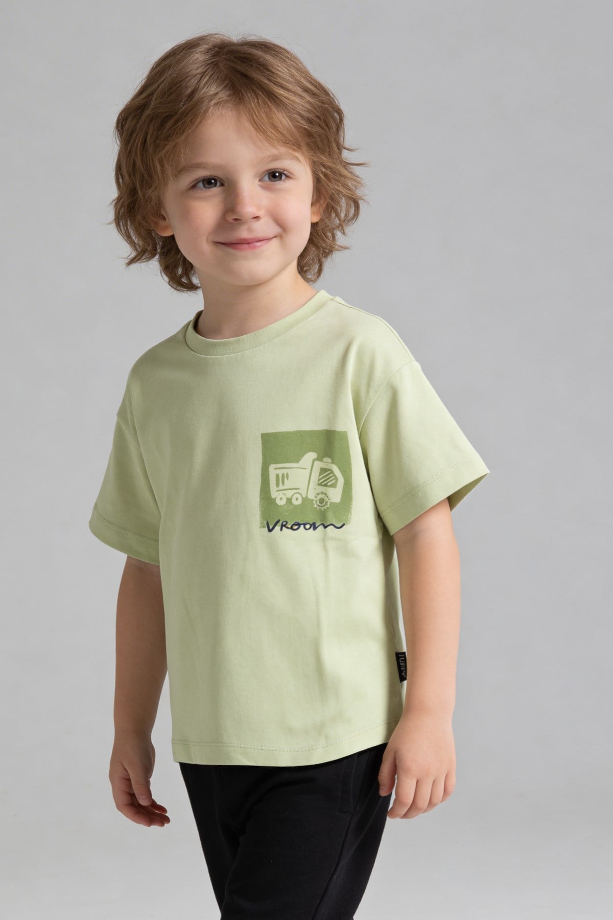 T-SHIRT 3-6 ANI SUPREM G-466 - Galben Deschis