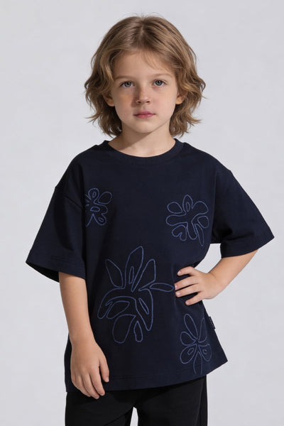 TRICOU 3-6 ANI SUPREM G-556 - Albastru Inchis
