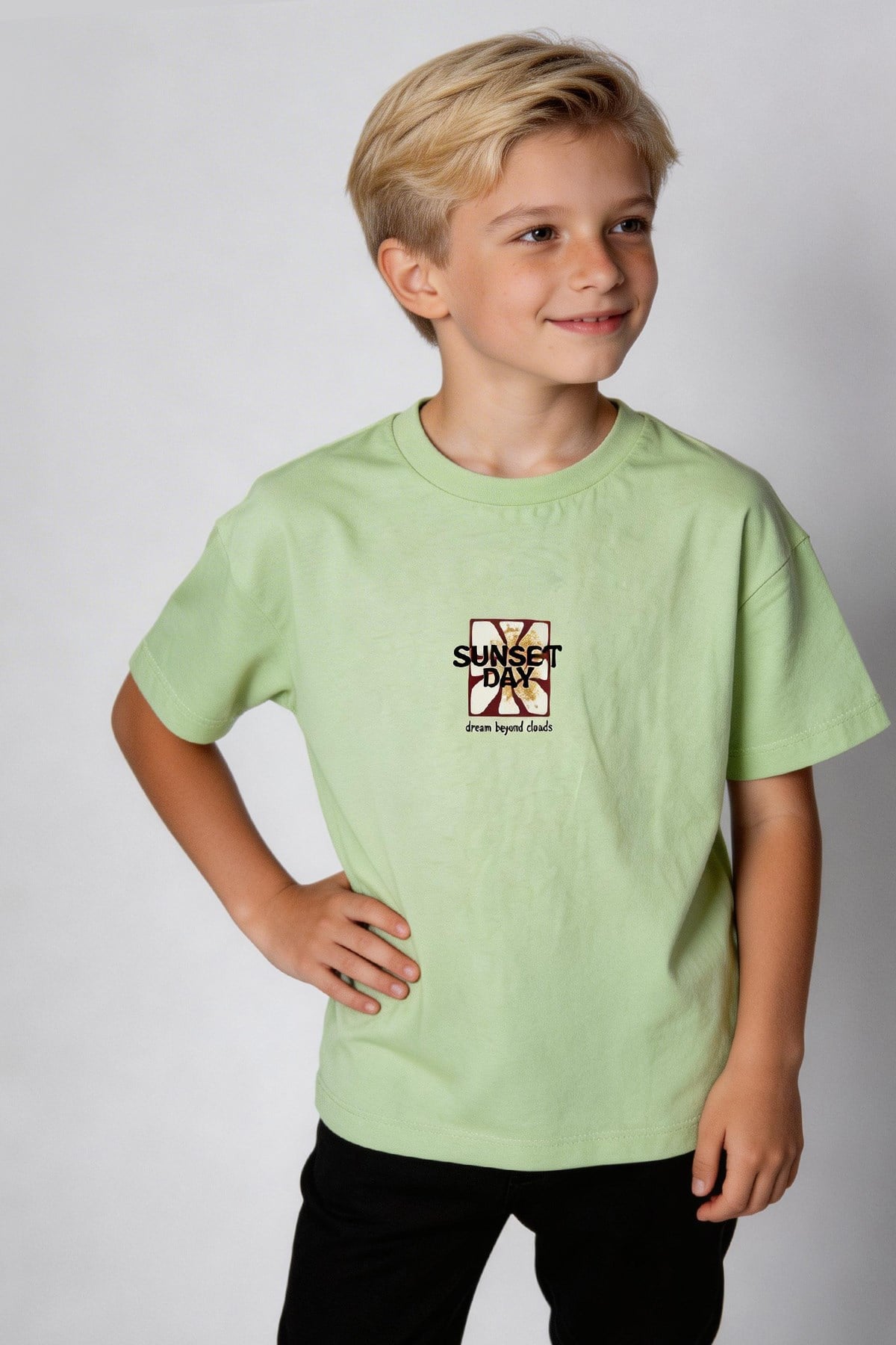 TSHRT 7-10 YAŞ ÖRME G-846 - Mavi
