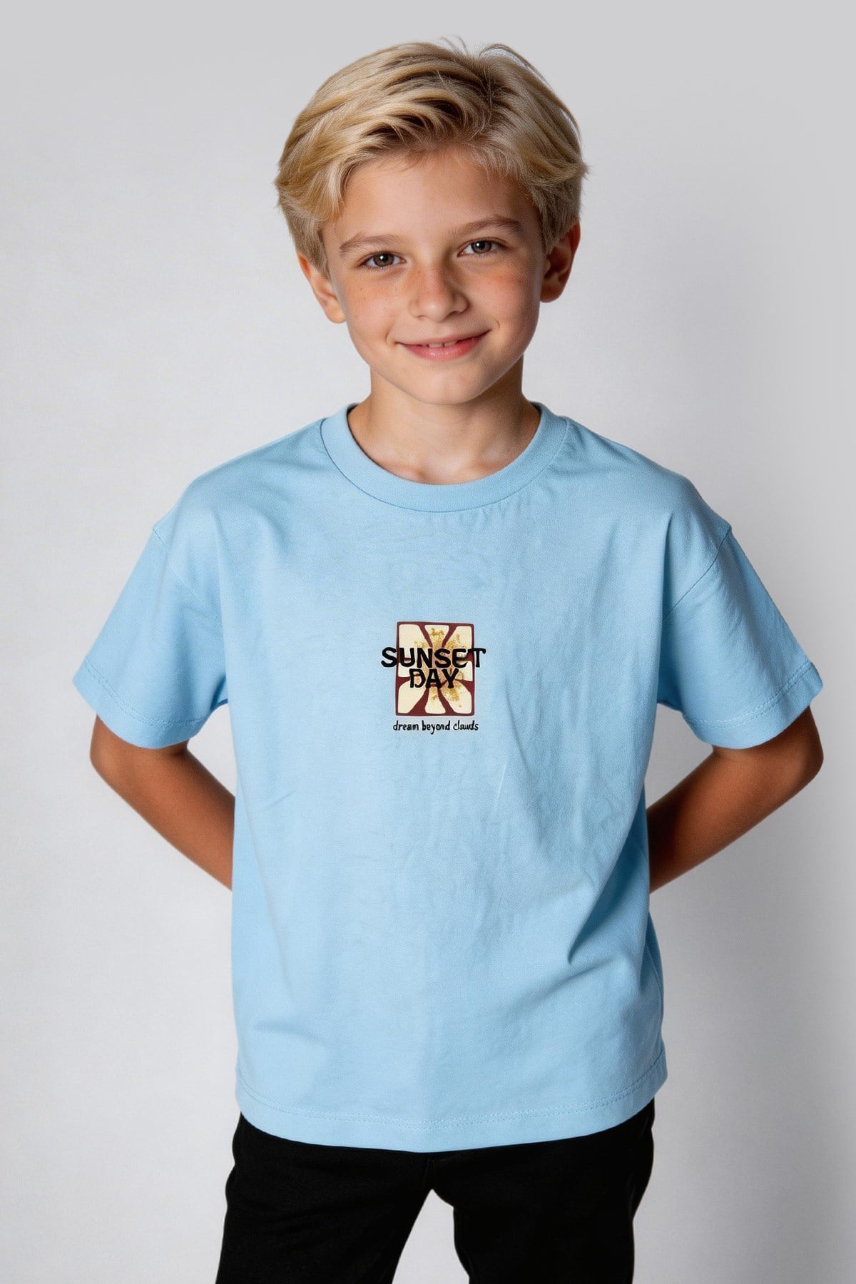 TRICOU 7-10 ANI TESATURA G-846 - Galben Deschis