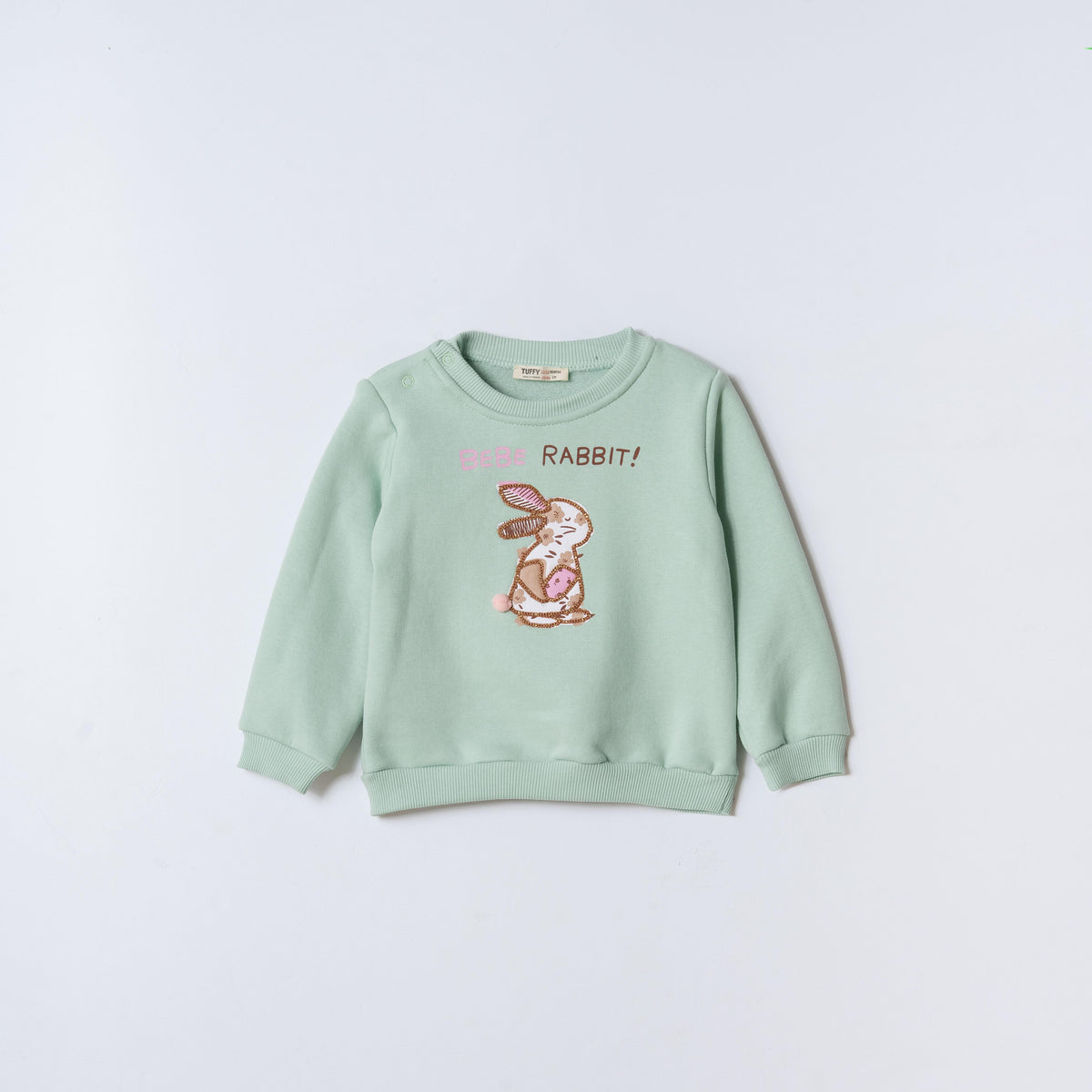 Tuffy Bebe Rabbit Imprimeu Fetite Bluza Bebelus - 01025 - Pudra