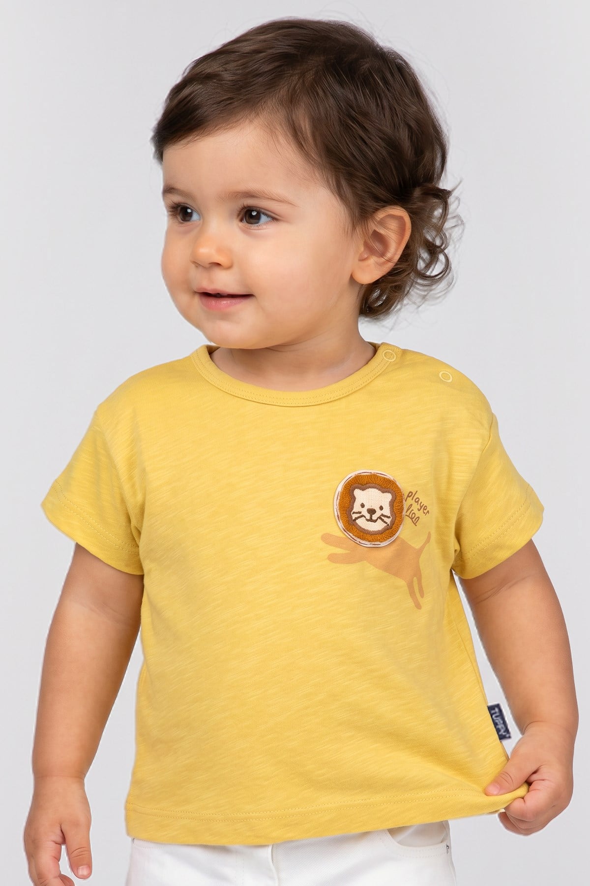 Tuffy Tricou Baieti Bebeluși cu Tema Leu-129 - Bleumarin