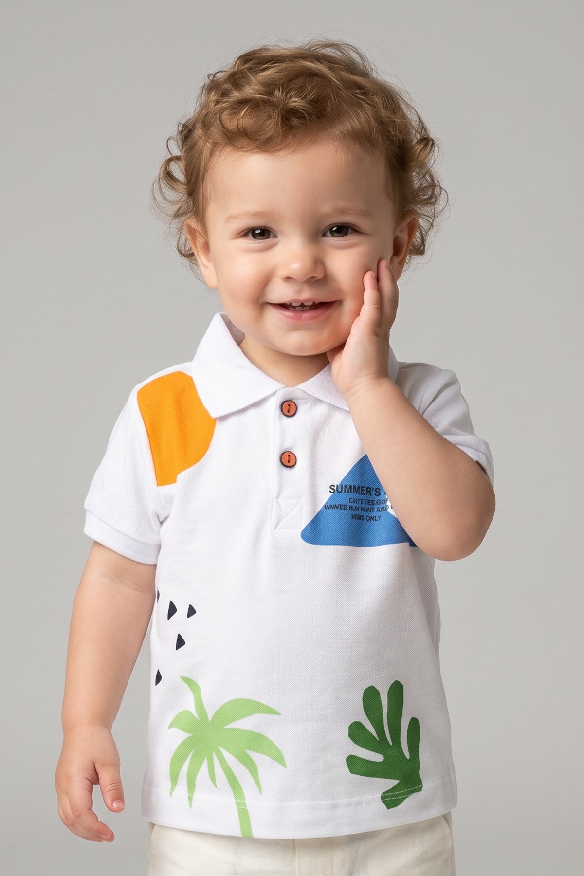 Tuffy Tricou Baieti Bebeluși Lacost-127 - Albastru