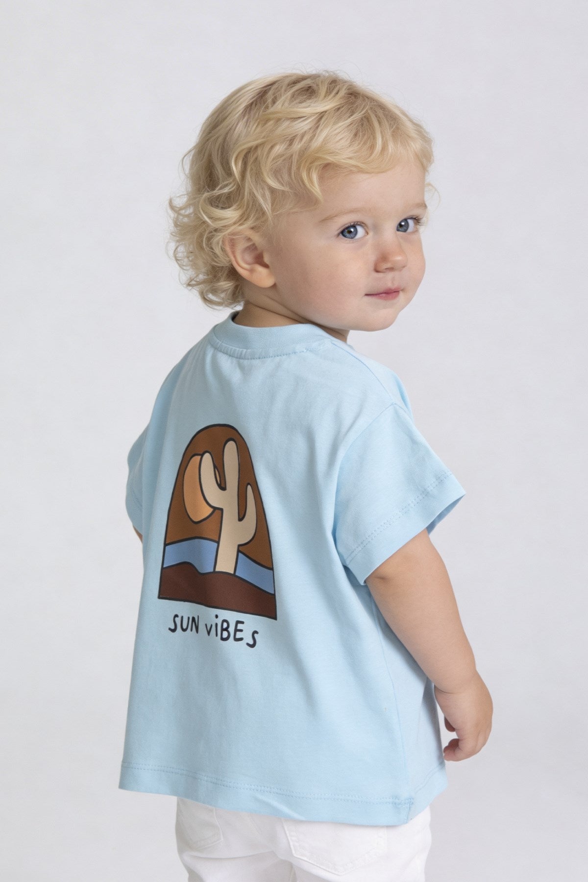 Tuffy Băiat Bebeluș Tricou Supreme-126 - Galben Deschis