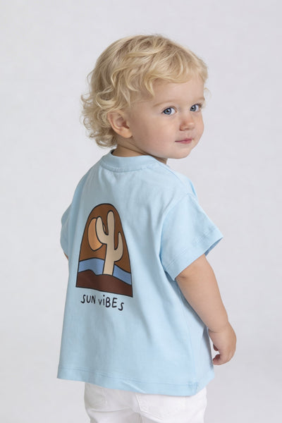 Tuffy Băiat Bebeluș Tricou Supreme-126 - Galben Deschis