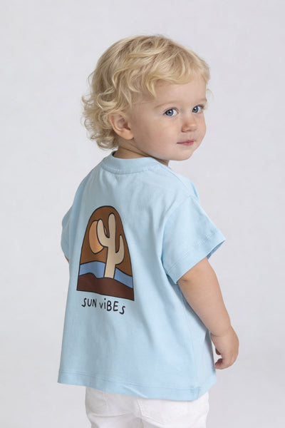Tuffy Erkek Bebek Süprem T-Shirt-126 - Buz Mavi