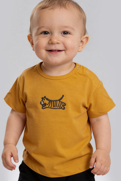 Tuffy Băiat Bebeluș Tricou Supreme-128 - Gri