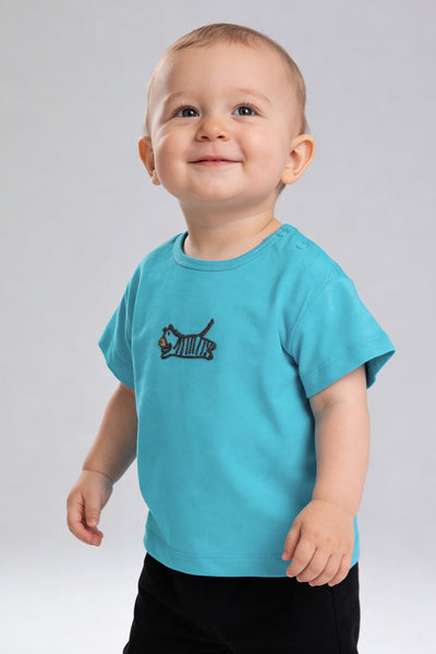 Tuffy Băiat Bebeluș Tricou Supreme-128 - Gri