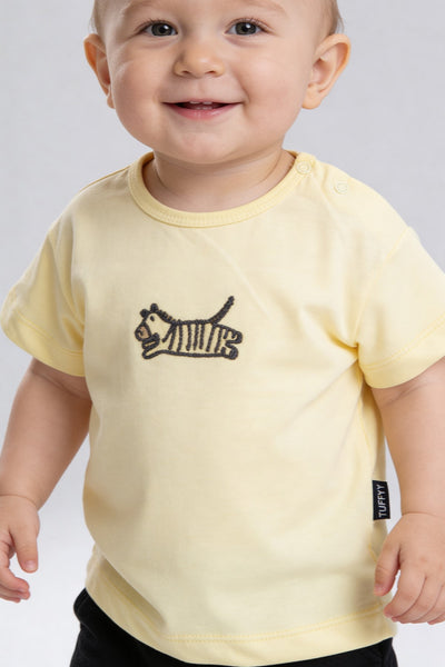 Tuffy Băiat Bebeluș Tricou Supreme-128 - Gri