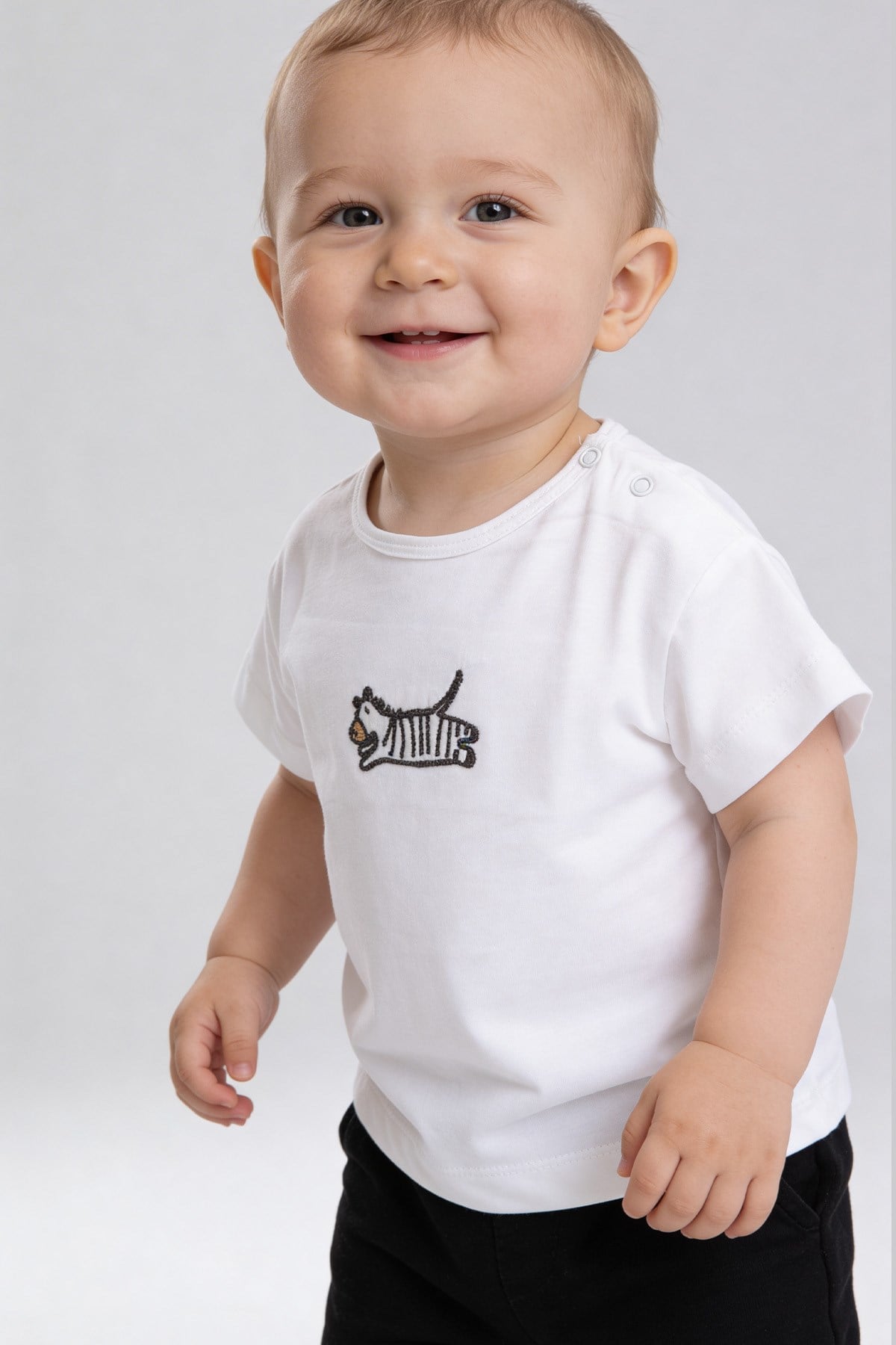Tuffy Băiat Bebeluș Tricou Supreme-128 - Portocaliu Deschis