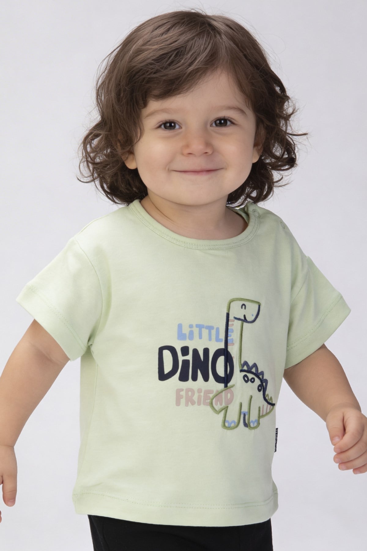 Tuffy Tricou Baietei Pique-136 - Galben Deschis