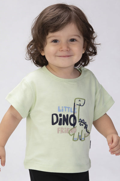 Tuffy Tricou Baietei Pique-136 - Galben Deschis