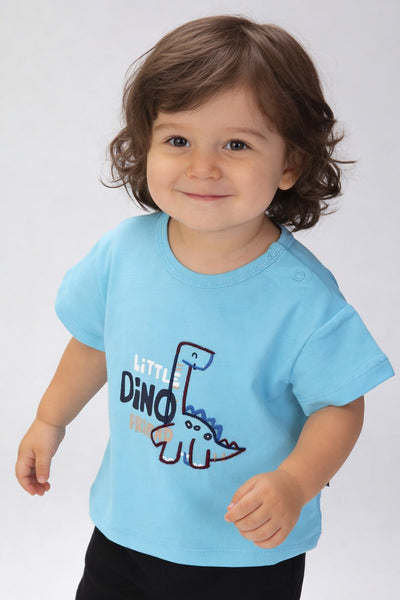 Tuffy Tricou Baietei Pique-136 - Galben Deschis