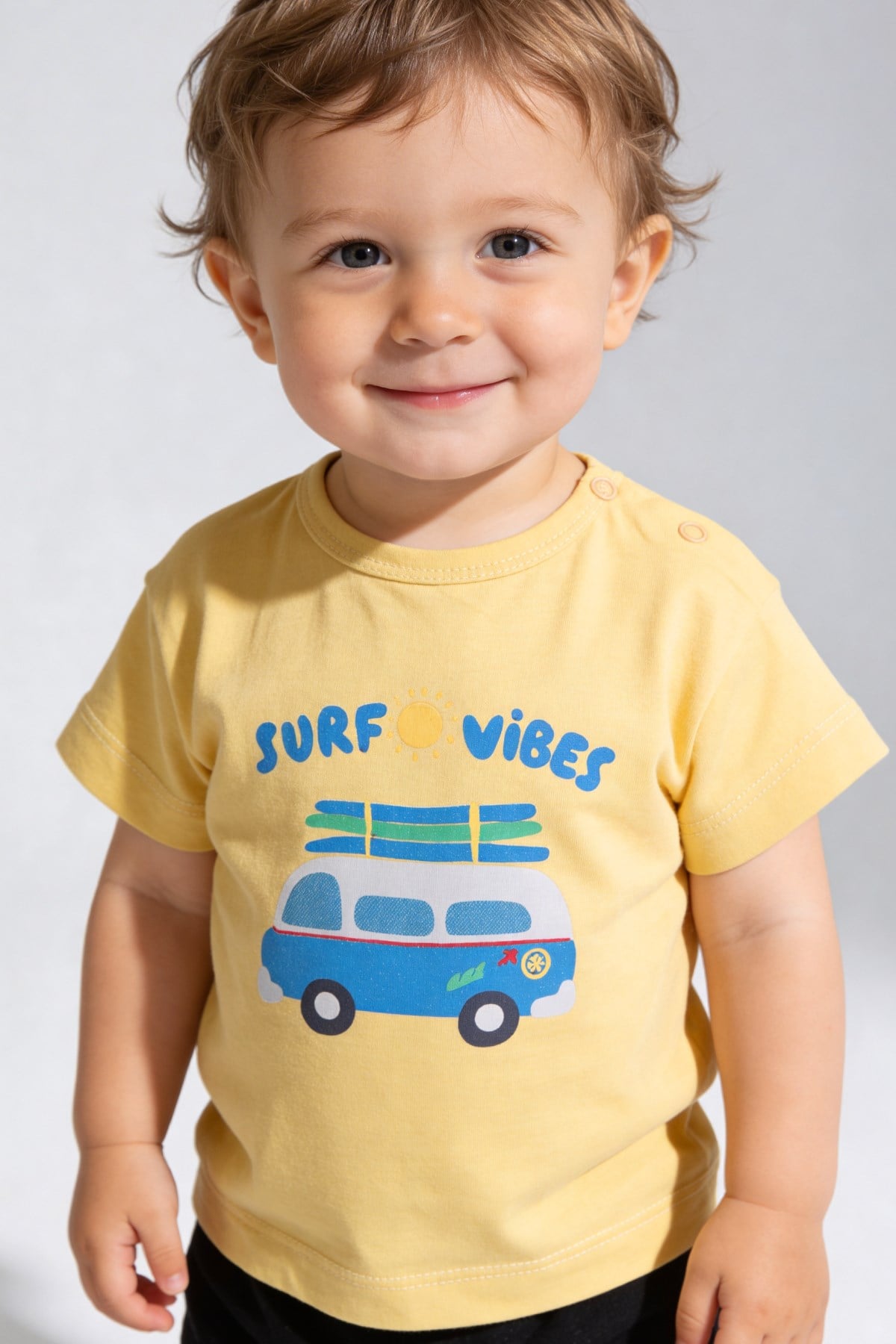 Tuffy Tricou Baietei Pique-46 - Albastru Inchis