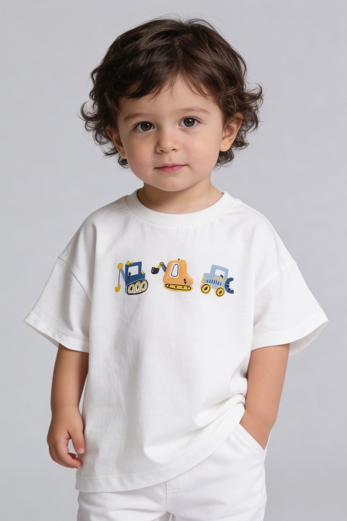 Tuffy Băiat Bebeluș  Tricou Supreme-86 - Albastru Gheață