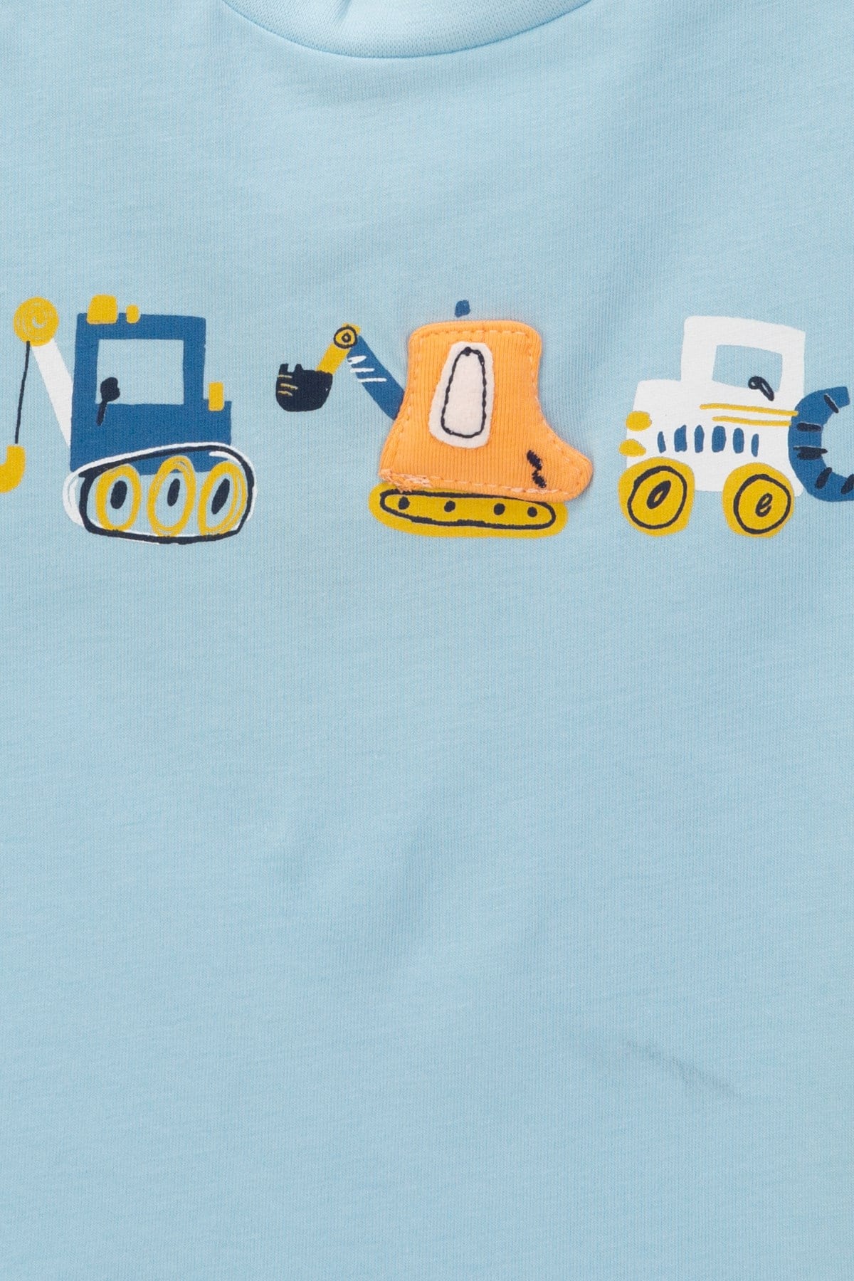 Tuffy Băiat Bebeluș  Tricou Supreme-86 - Albastru Gheață