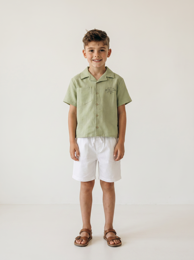 Tuffy Set Dublu Baieti Pânză In-7046 - Verde Deschis