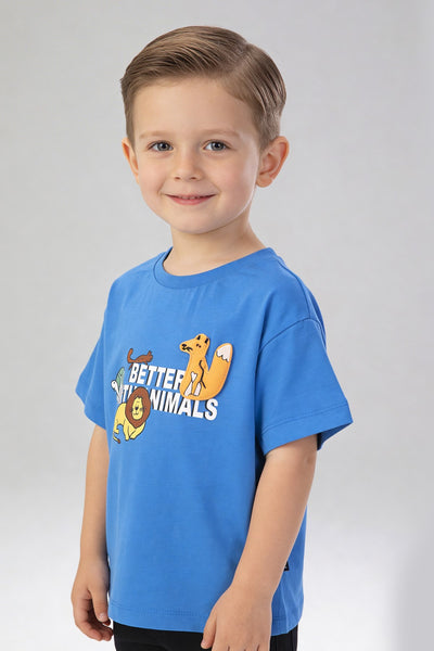 Tuffy Băiat Tricou Supreme-436 - Albastru