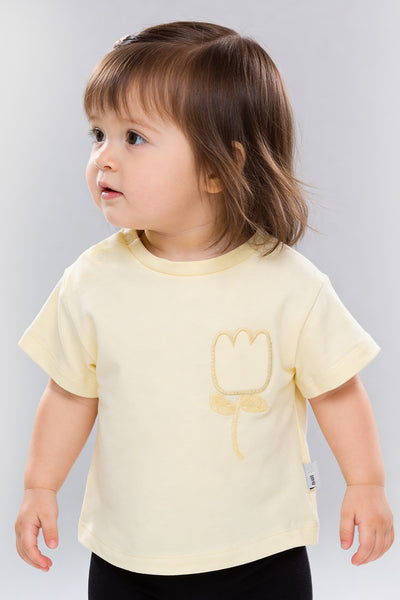 Tuffy Fată Bebeluș Tricou Supreme Jacquard-1526 - Liliac