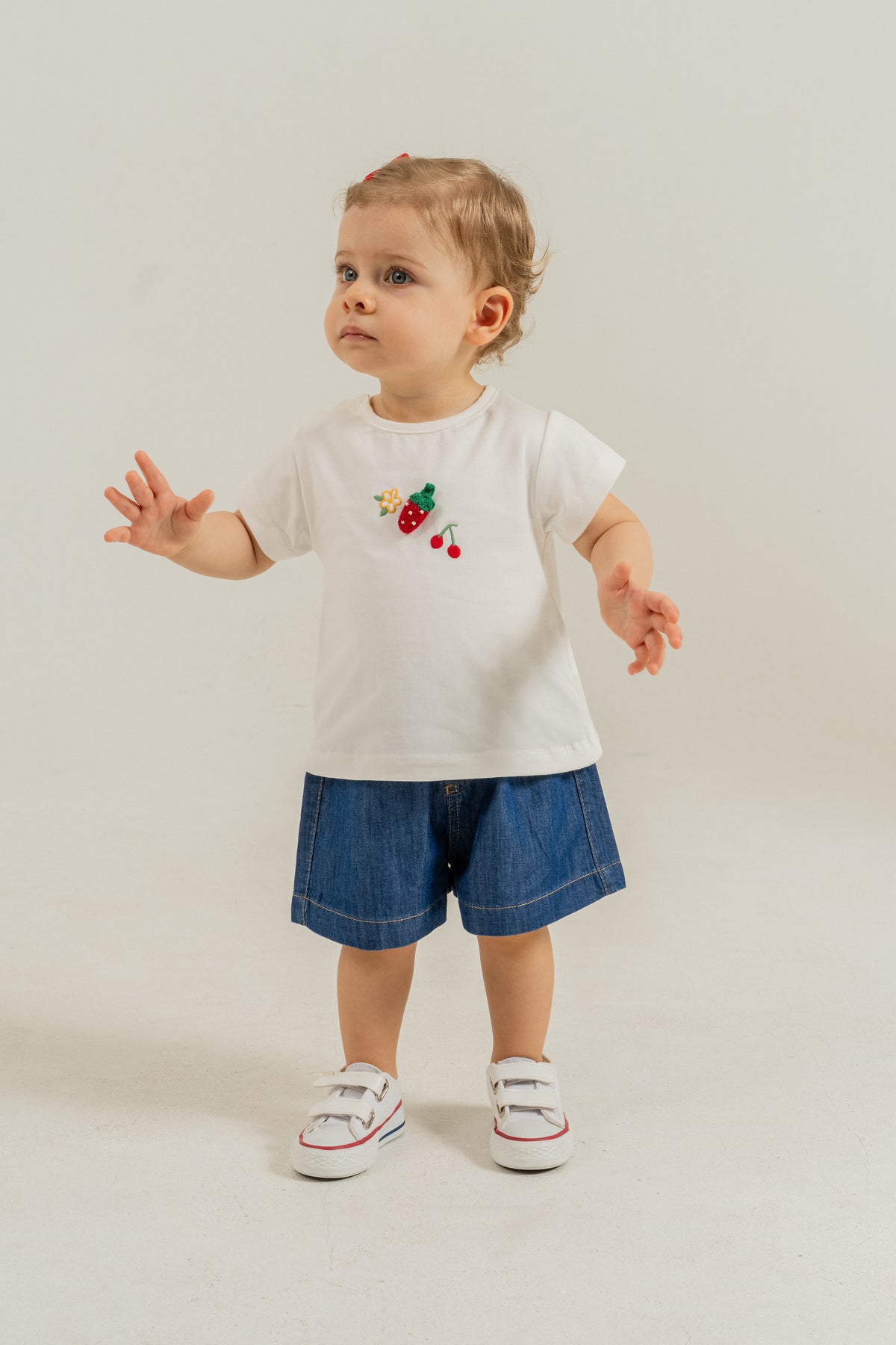 Tuffy Compleu Fete Denim+Tesatura-3366 - Galben Deschis