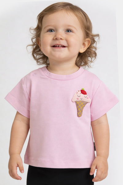 Tuffy Fată Bebeluș Tricou Supreme-1506 - Albastru Gheață