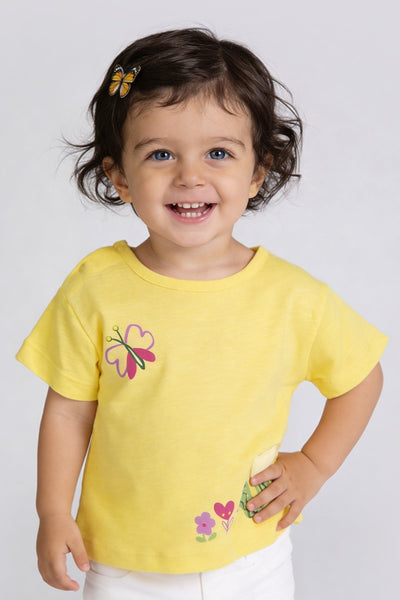 Tuffy Fată Bebeluș Tricou Supreme-1566 - Roz Închis