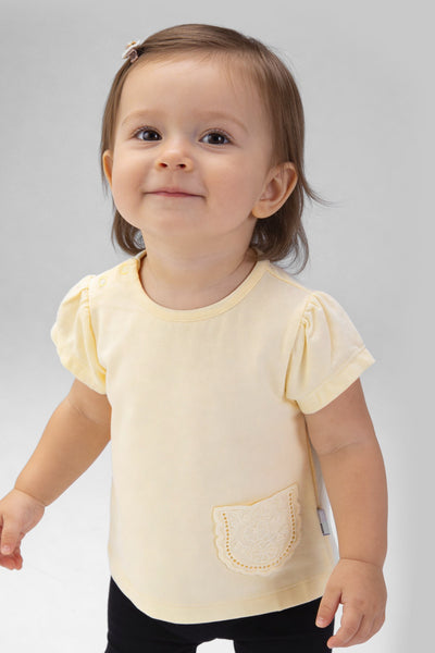 Tuffy Fată Bebeluș Tricou-1616 - Roz Închis
