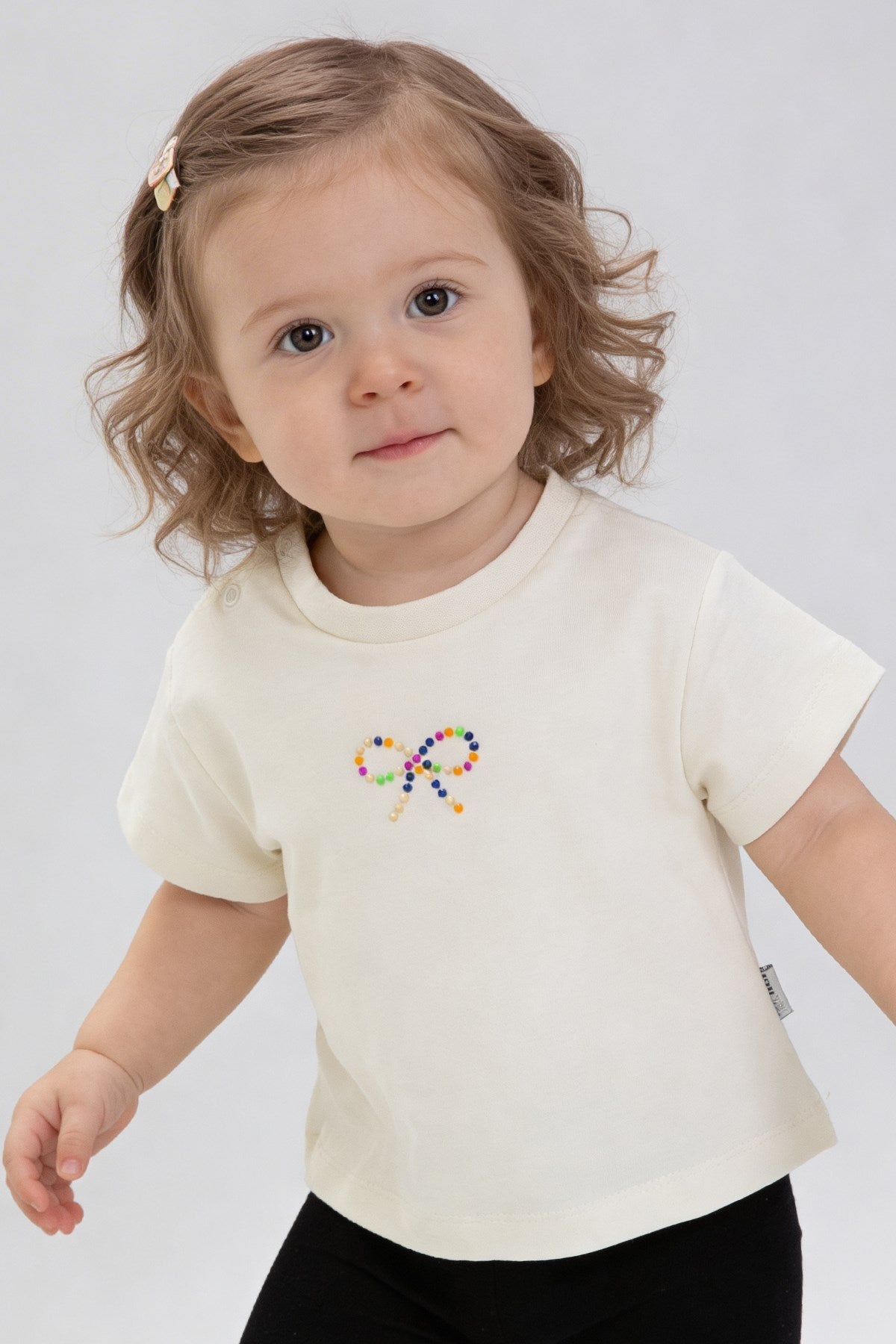 Tuffy Fată Bebeluș Tricou-1626 - Roz Deschis