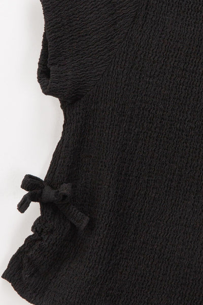 Tuffy Fată Costum Țesătură Doi Piese-4036 - Negru