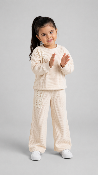 Tuffy Set Copilă Tricot Jacquard-02545 - Negru