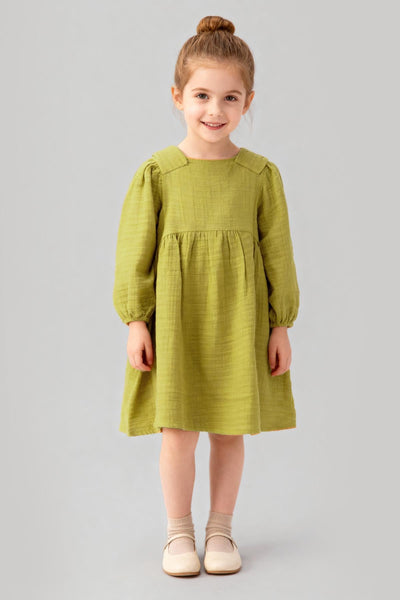 Tuffy Rochie Muslin pentru Fată-02865 - Latte