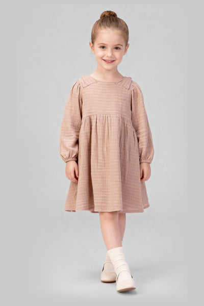 Tuffy Rochie Muslin pentru Fată-02865 - Vin